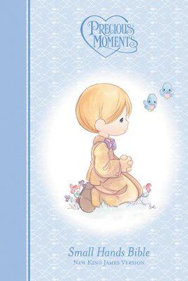 NKJV Precious Moments Holy Bible - Blue