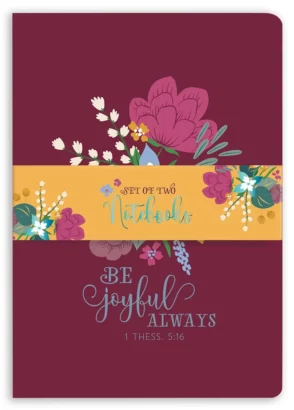 Be Joyful Always (Set Of 2) (A4 Notebook Set)