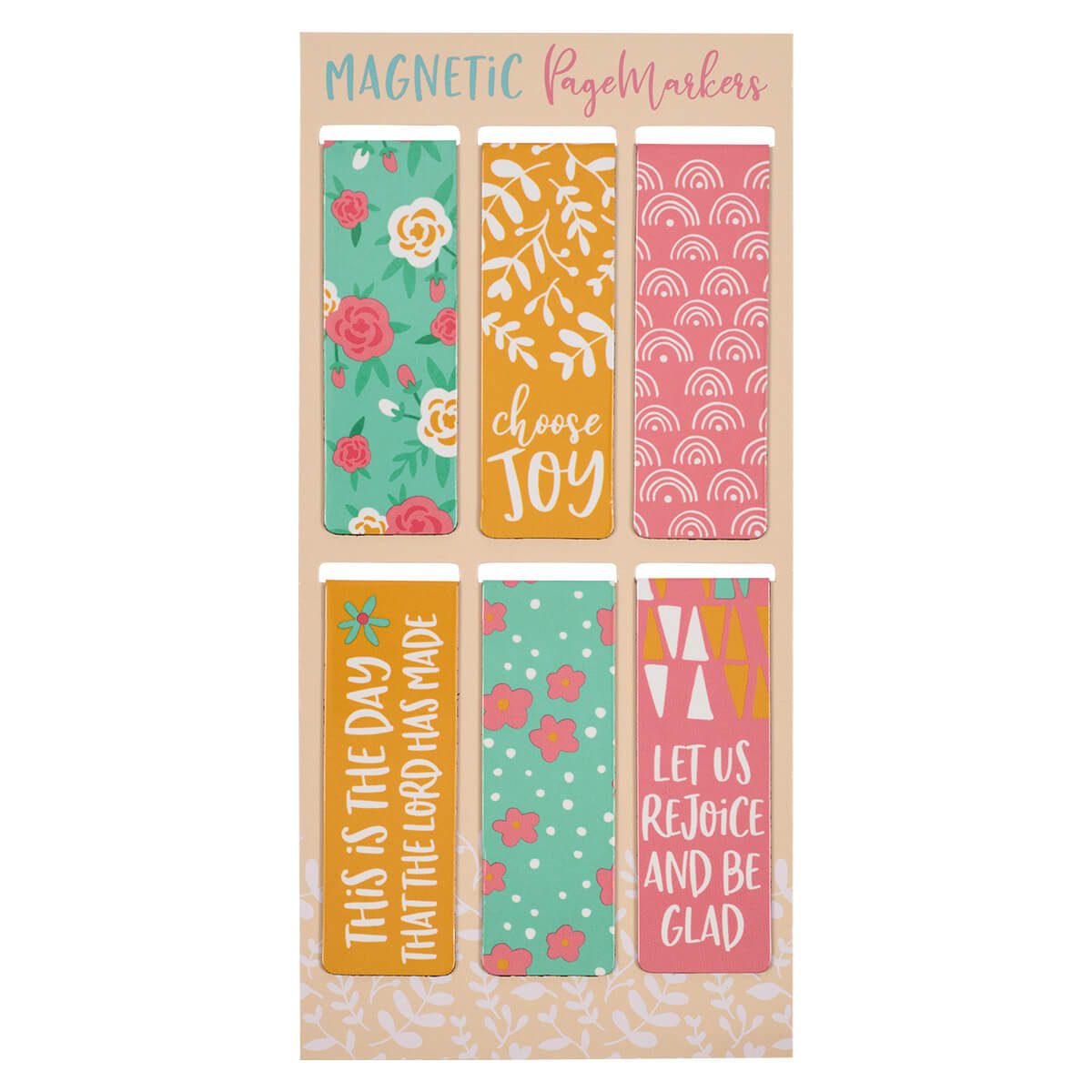 Choose Joy (Set Of 6)(Magnetic Pagemarkers)