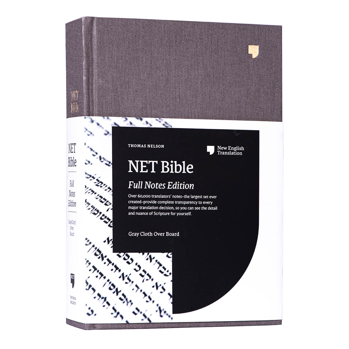 NET Bible Full-Notes Edition Cloth Over Board Gray (Comfort Print)(Hardcover)