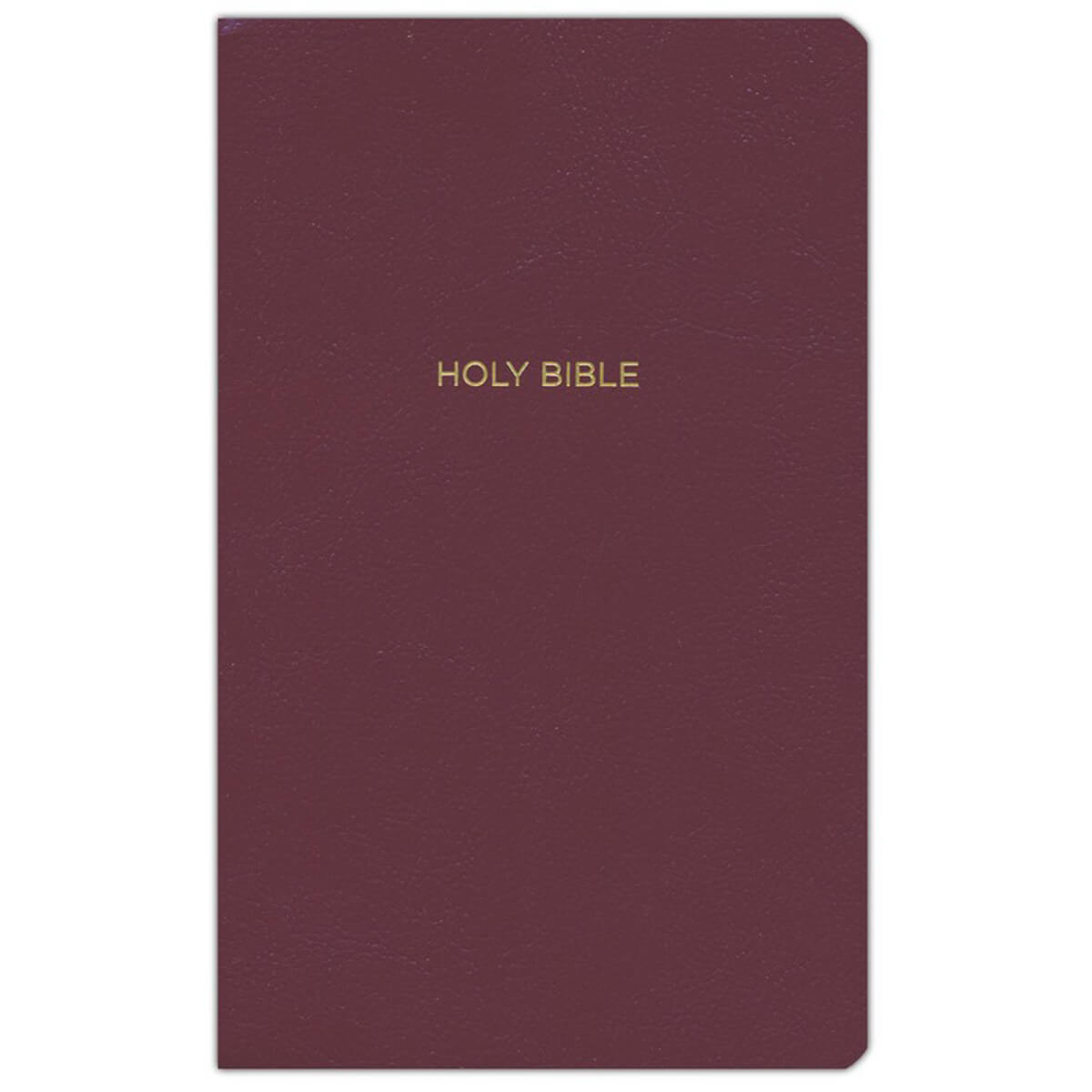 NKJV Burgundy Faux Leather Gift and Award Bible Red Letter Comfort Print Flexcover