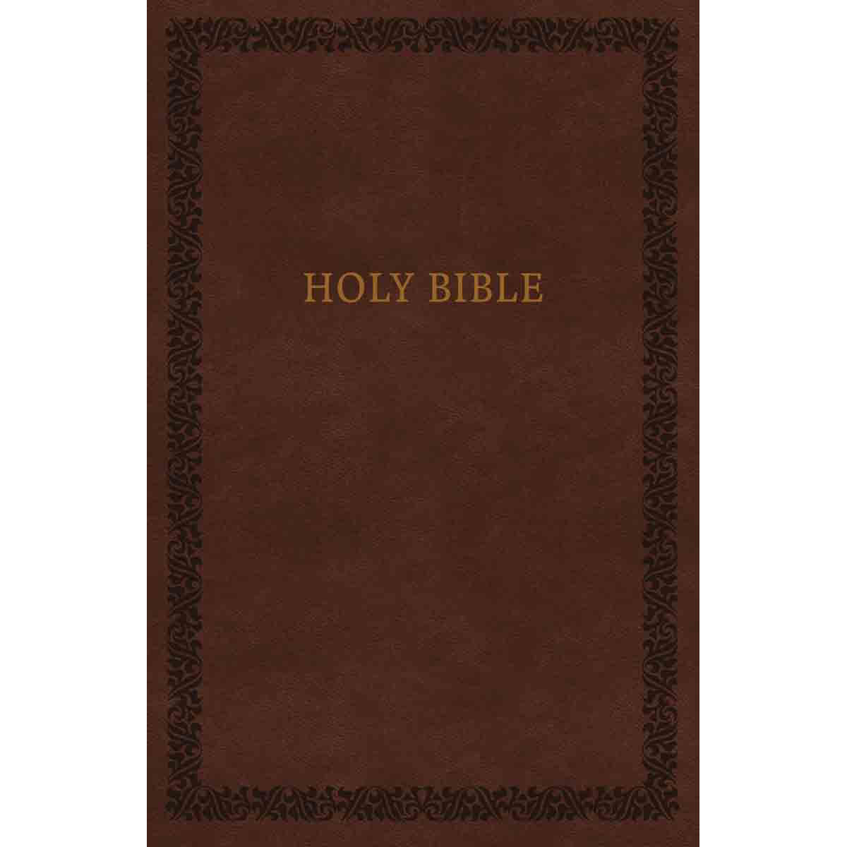 NKJV Holy Bible Soft Touch Edition Brown (Comfort Print)(Imitation Leather)