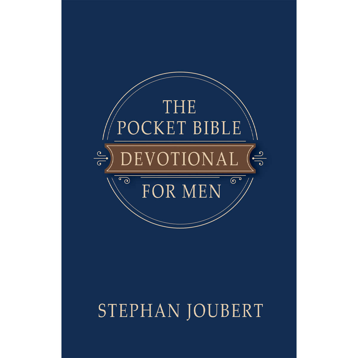 Pocket Bible Devotional For Men Navy (Paperback)
