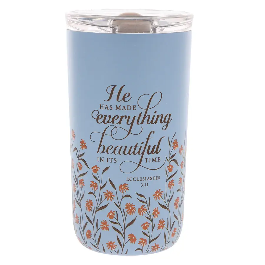 He Has Made Everything Beautiful in Its Time Stainless Steel Travel Mug