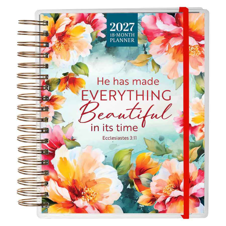 2027 Diary - 18-Month Planner for Women - Everything Beautiful - Wirebound